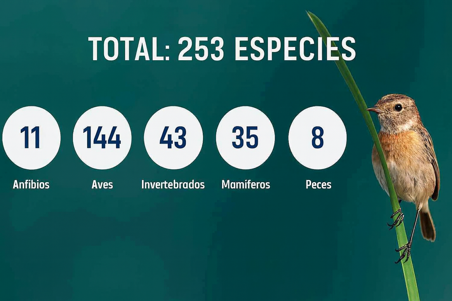 253 Especies
