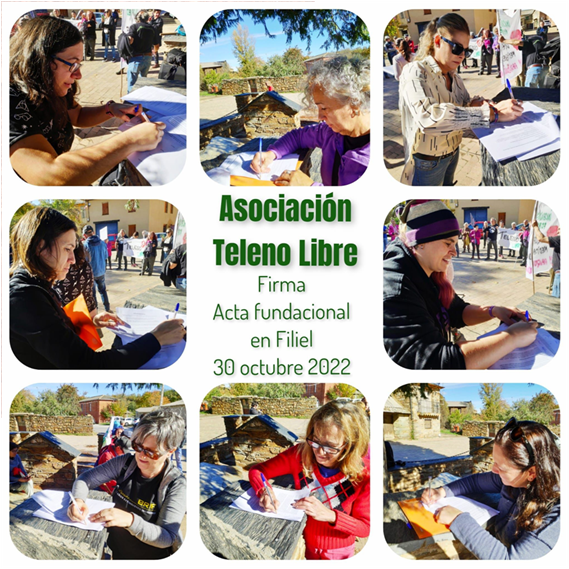 Firma actas asociación el Teleno