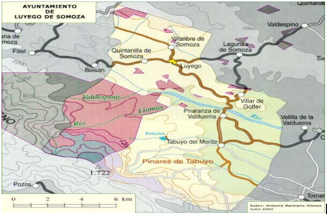 Mapa del campo de tiro